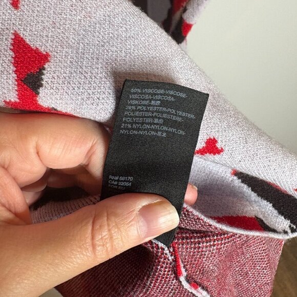 Anthropologie Lizzy Mock Neck Patterned Sweater - Picture 5 of 6